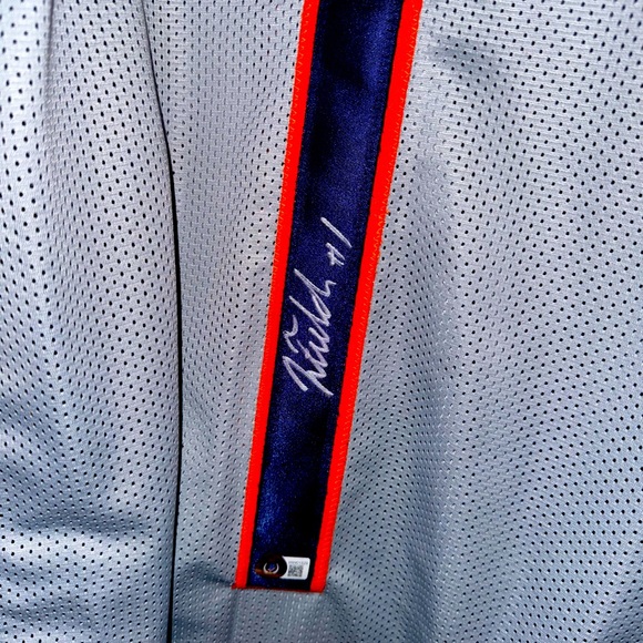 Justin Fields Custom Autographed Jersey with COA - Picture 1 of 3